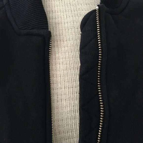 Wilfred Free Black Zip-up with Skeleton Design - Picture 5 of 7